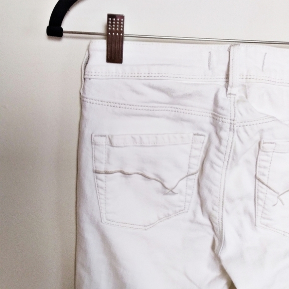 Bullhead White Low Rise Skinniest Skinny Jeans Size 3 Regular - Picture 7 of 10